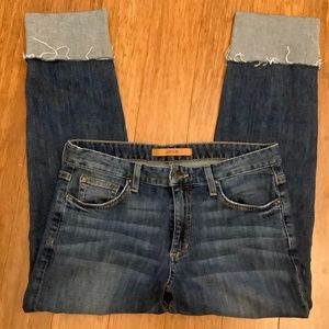 Joe’s Jeans Mid Rise Straight Crop